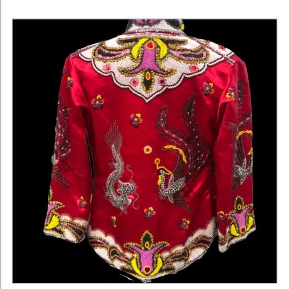 Vintage Qun Kwa beaded jacket - Picture 4 of 5